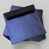 Синий чернильный металлик квадрат